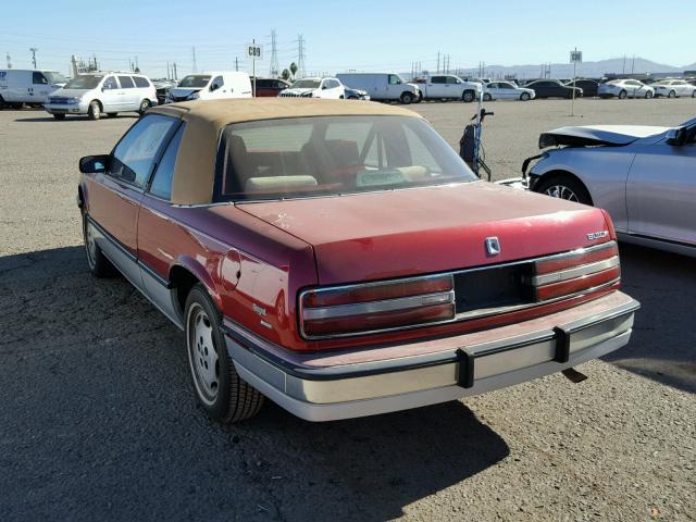 2G4WD14W8J1450287 - 1988 BUICK REGAL LIMI TWO TONE photo 3