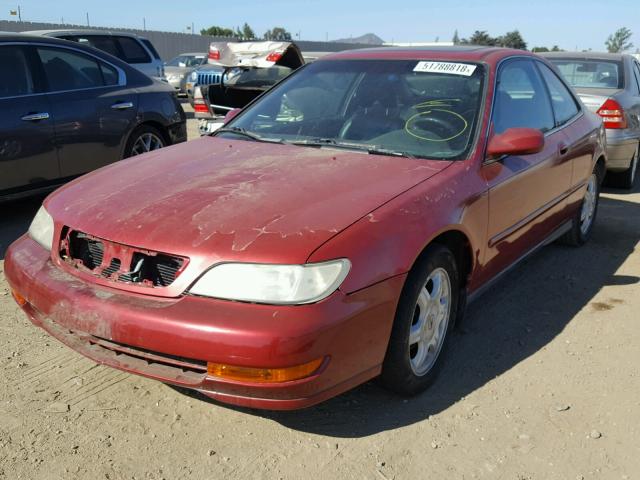 19UYA1152VL017082 - 1997 ACURA 2.2 CL RED photo 2