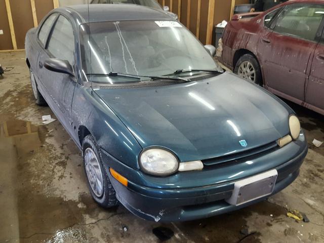 1B3ES42C0TD561117 - 1996 DODGE NEON HIGHL GREEN photo 1