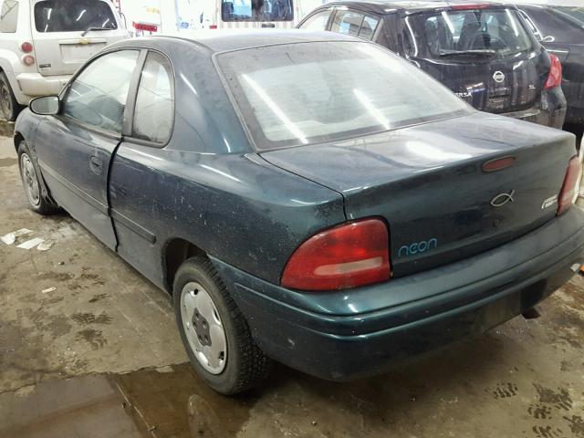 1B3ES42C0TD561117 - 1996 DODGE NEON HIGHL GREEN photo 3