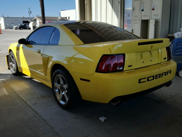 1FAFP48Y13F320474 - 2003 FORD MUSTANG CO YELLOW photo 3