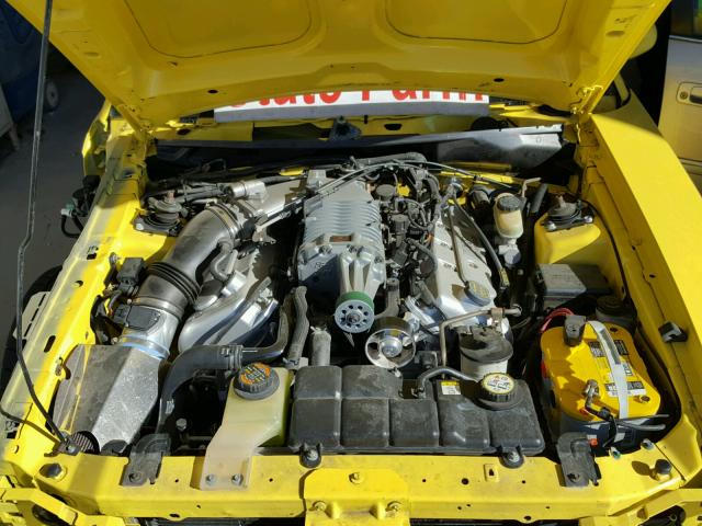 1FAFP48Y13F320474 - 2003 FORD MUSTANG CO YELLOW photo 7