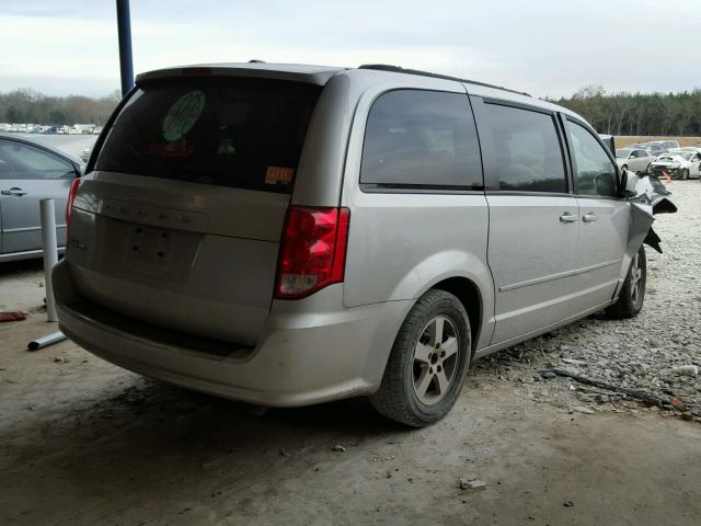 2C4RDGCGXCR243922 - 2012 DODGE GRAND CARA SILVER photo 4