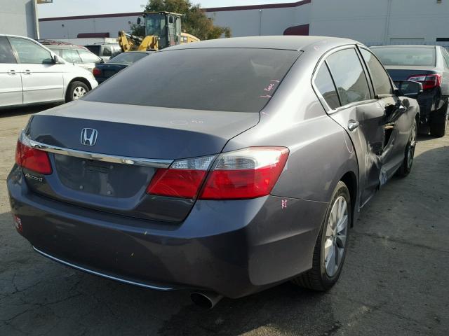 1HGCR2F70FA274080 - 2015 HONDA ACCORD EX GRAY photo 4