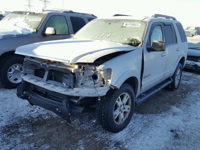 1FMEU73E97UB34840 - 2007 FORD EXPLORER X SILVER photo 2