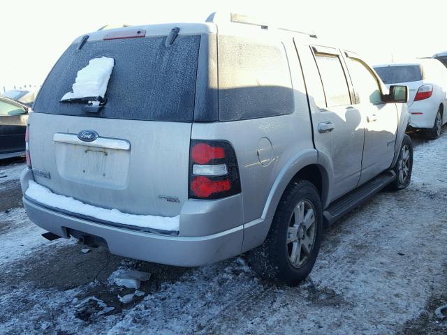 1FMEU73E97UB34840 - 2007 FORD EXPLORER X SILVER photo 4