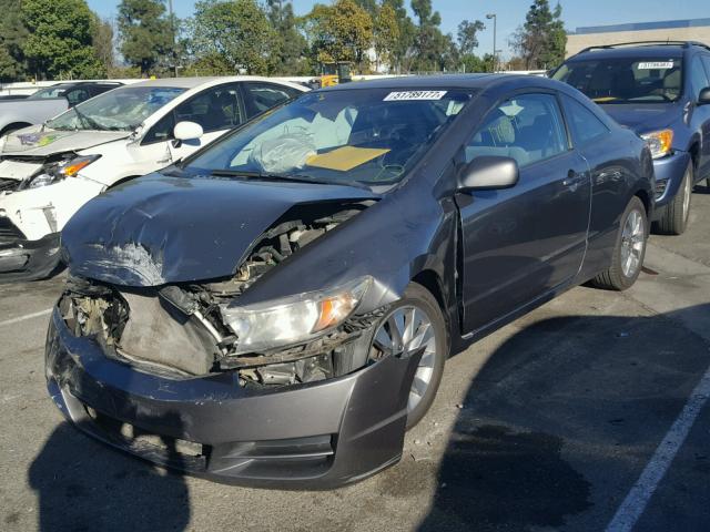 2HGFG118X9H516196 - 2009 HONDA CIVIC EX GRAY photo 2