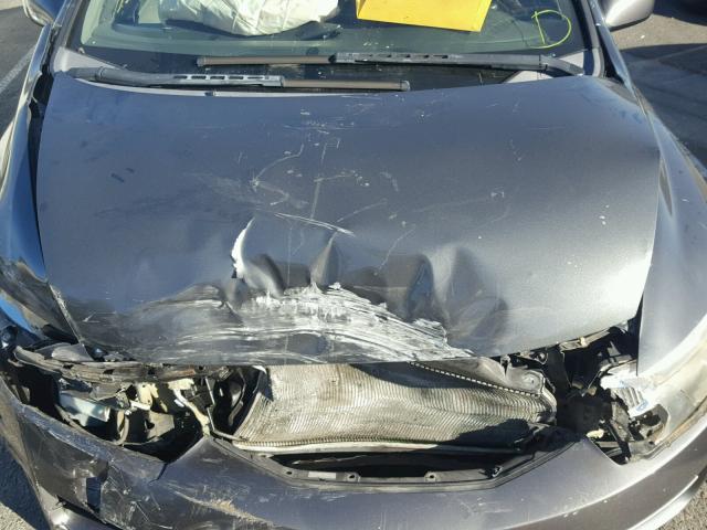 2HGFG118X9H516196 - 2009 HONDA CIVIC EX GRAY photo 7