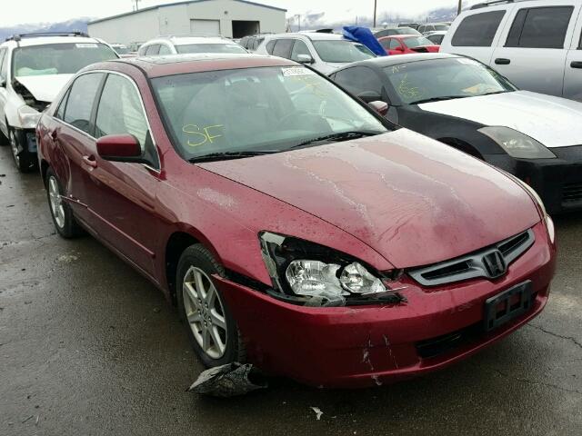 1HGCM66534A095369 - 2004 HONDA ACCORD EX RED photo 1