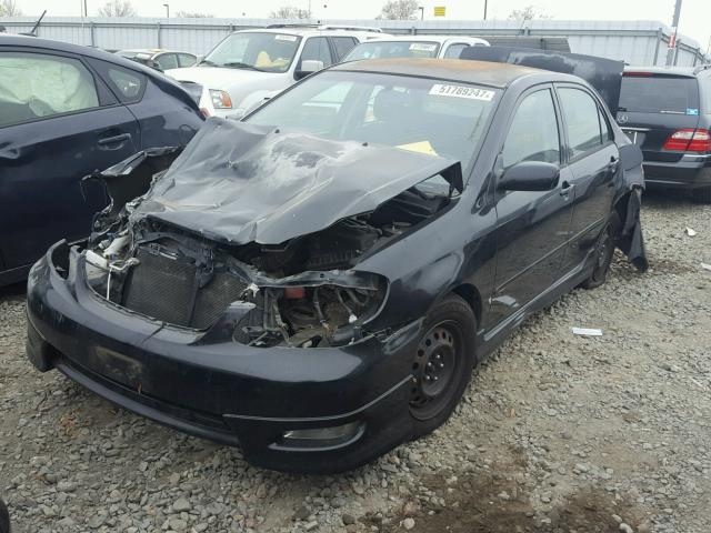 1NXBR32E95Z436799 - 2005 TOYOTA COROLLA CE BLACK photo 2