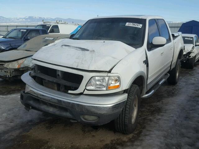 1FTRW08L51KA84178 - 2001 FORD F150 SUPER WHITE photo 2