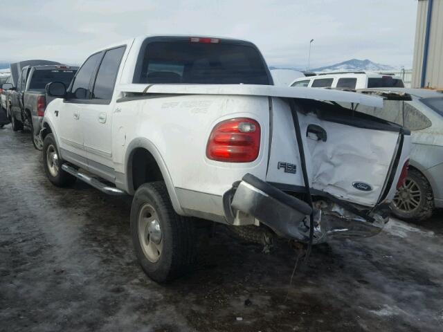 1FTRW08L51KA84178 - 2001 FORD F150 SUPER WHITE photo 3