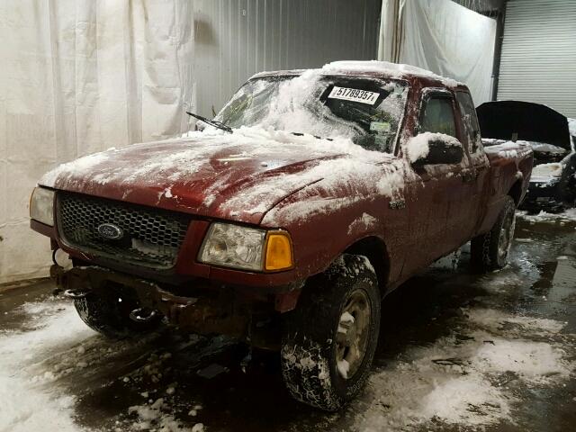 1FTZR45E63PB11642 - 2003 FORD RANGER SUP RED photo 2
