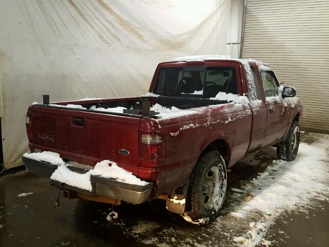 1FTZR45E63PB11642 - 2003 FORD RANGER SUP RED photo 4