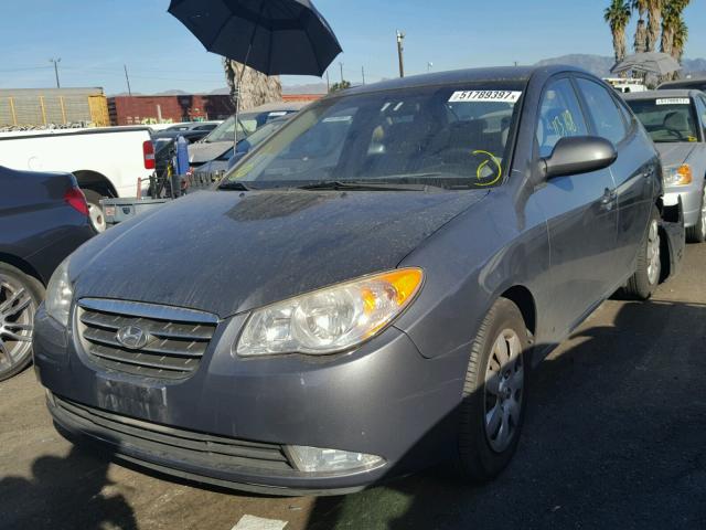 KMHDU46D48U280142 - 2008 HYUNDAI ELANTRA GL GRAY photo 2