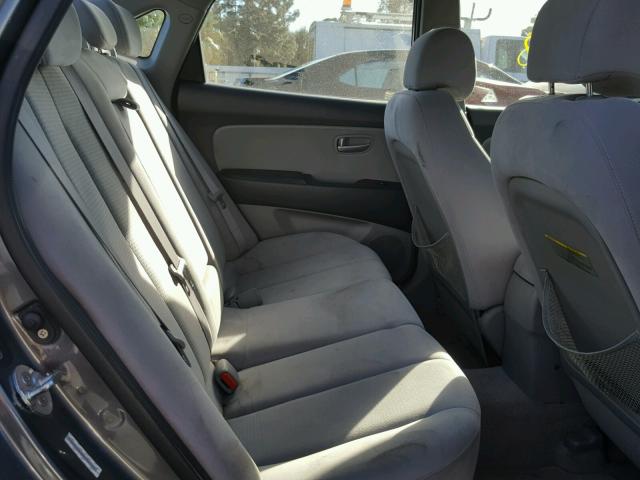 KMHDU46D48U280142 - 2008 HYUNDAI ELANTRA GL GRAY photo 6