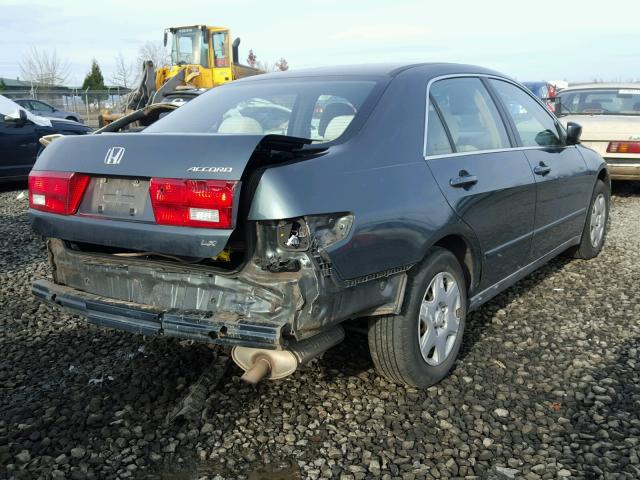 1HGCM56435A159414 - 2005 HONDA ACCORD LX GREEN photo 4