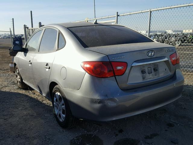 KMHDU4ADXAU049159 - 2010 HYUNDAI ELANTRA BL GRAY photo 3