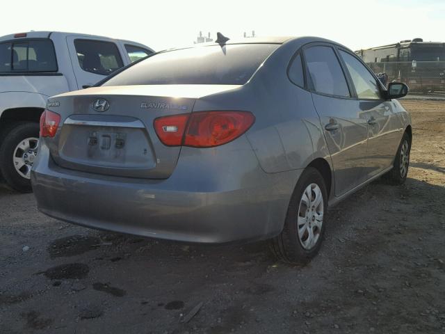 KMHDU4ADXAU049159 - 2010 HYUNDAI ELANTRA BL GRAY photo 4