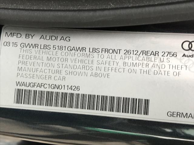 WAUGFAFC1GN011426 - 2016 AUDI A6 PREMIUM GRAY photo 10