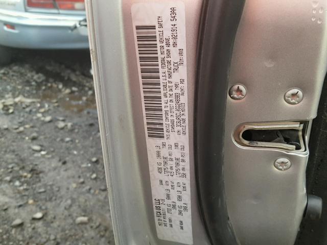 3C6UR5CL0GG248983 - 2016 RAM 2500 ST SILVER photo 10