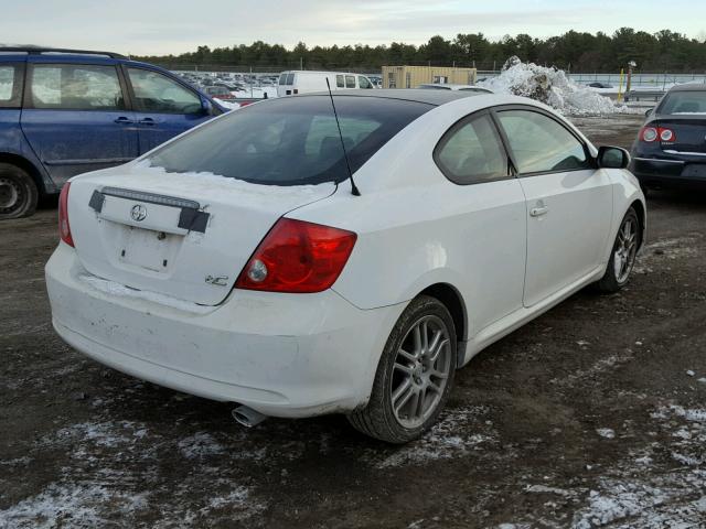 JTKDE177370218836 - 2007 TOYOTA SCION TC WHITE photo 4