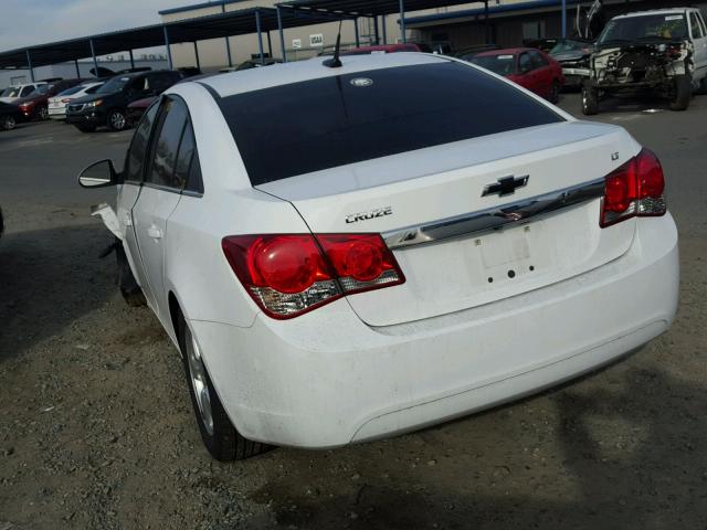 1G1PC5SB1E7459854 - 2014 CHEVROLET CRUZE LT WHITE photo 3