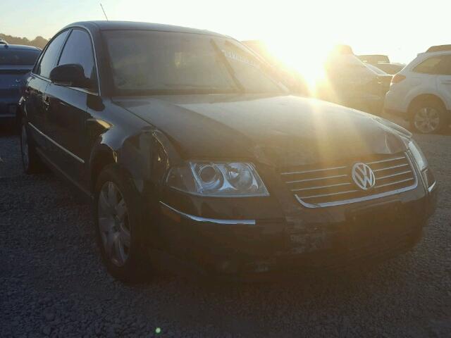 WVWAD63B85E083602 - 2005 VOLKSWAGEN PASSAT GLS BLACK photo 1