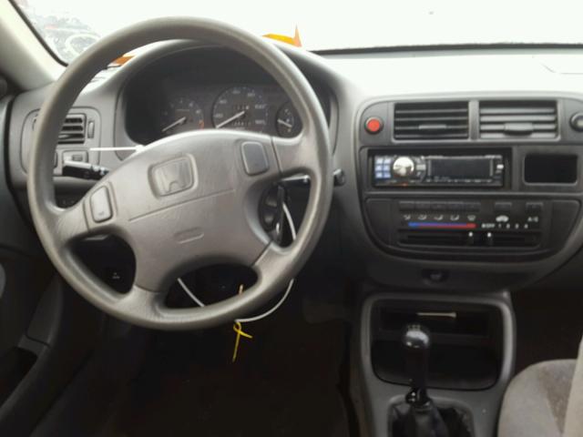 1HGEJ8140WL126483 - 1998 HONDA CIVIC EX თეთრი ფოტო 9