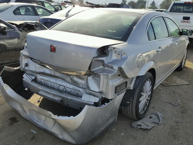 1G8ZV57787F129520 - 2007 SATURN AURA XR SILVER photo 4