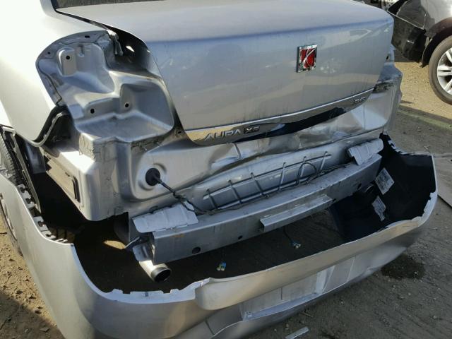 1G8ZV57787F129520 - 2007 SATURN AURA XR SILVER photo 9