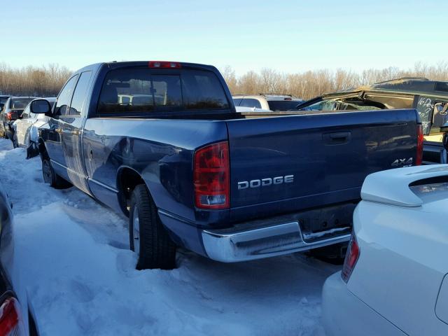 1D7HU18DX3J643657 - 2003 DODGE RAM 1500 S BLUE photo 3