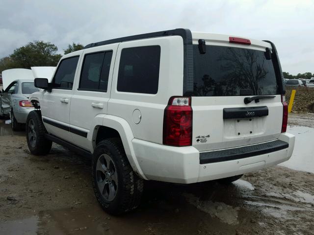 1J8HG48K97C690182 - 2007 JEEP COMMANDER WHITE photo 3