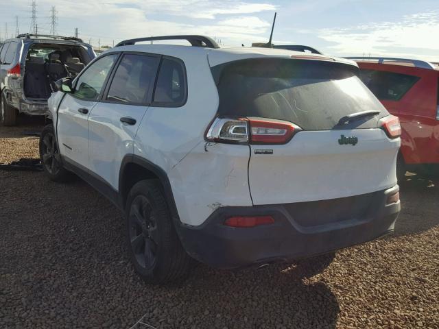 1C4PJLAB8HW572438 - 2017 JEEP CHEROKEE S WHITE photo 3