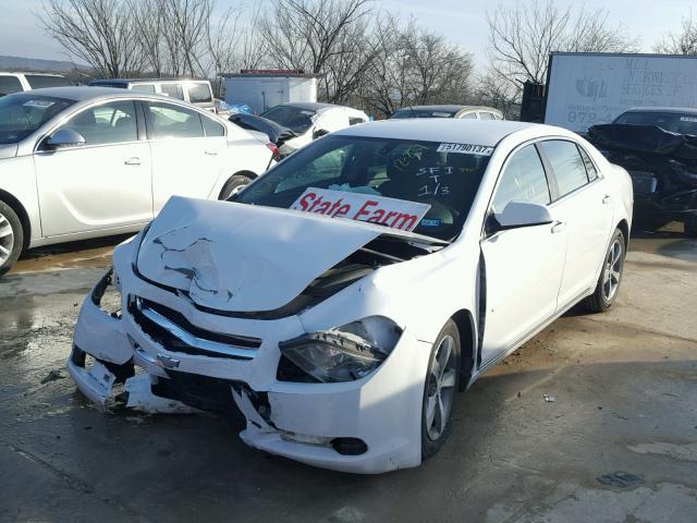 1G1ZC5E10BF318786 - 2011 CHEVROLET MALIBU 1LT WHITE photo 2