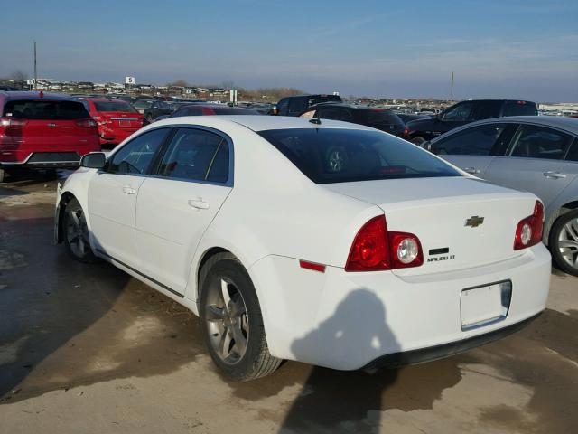 1G1ZC5E10BF318786 - 2011 CHEVROLET MALIBU 1LT WHITE photo 3