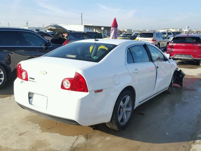 1G1ZC5E10BF318786 - 2011 CHEVROLET MALIBU 1LT WHITE photo 4