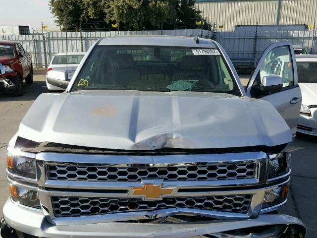 3GCPCREC2FG448600 - 2015 CHEVROLET SILVERADO SILVER photo 7