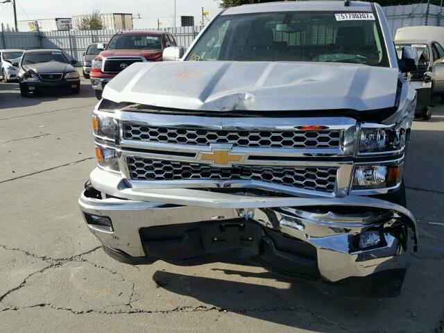 3GCPCREC2FG448600 - 2015 CHEVROLET SILVERADO SILVER photo 9