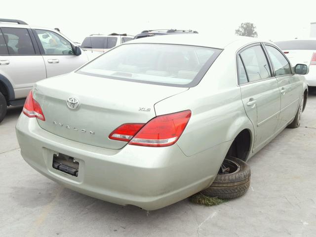 4T1BK36B27U245216 - 2007 TOYOTA AVALON XL GREEN photo 4