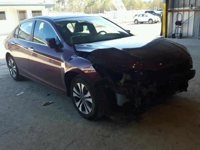 1HGCR2F32EA272424 - 2014 HONDA ACCORD LX MAROON photo 1