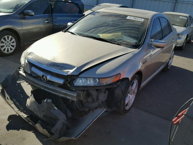 19UUA66265A028365 - 2005 ACURA TL GOLD photo 2