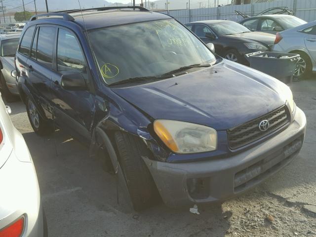 JTEHH20VX10047195 - 2001 TOYOTA RAV4 BLUE photo 1