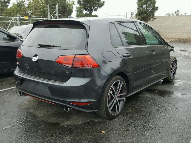 3VW447AU3HM027019 - 2017 VOLKSWAGEN GTI S/SE CHARCOAL photo 4