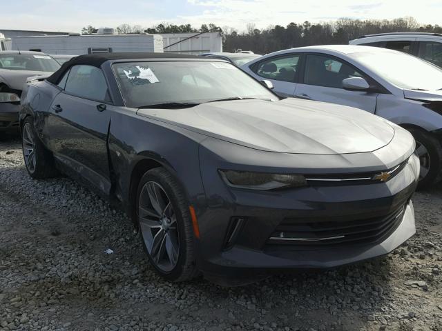 1G1FB3DS9G0192796 - 2016 CHEVROLET CAMARO LT GRAY photo 1