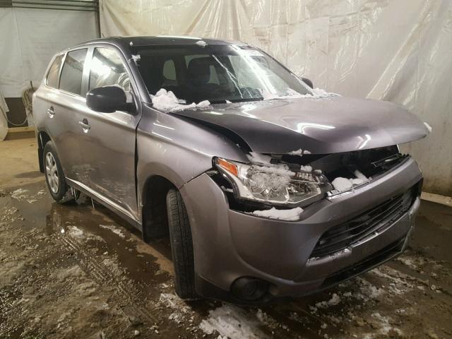 JA4AD2A36EZ010607 - 2014 MITSUBISHI OUTLANDER SILVER photo 1