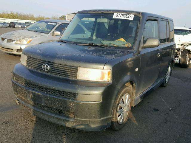 JTLKT334750216097 - 2005 TOYOTA SCION XB GREEN photo 2