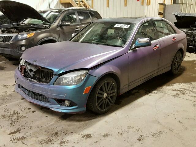 WDDGF54X98R027633 - 2008 MERCEDES-BENZ C 300 蓝色 照片 2
