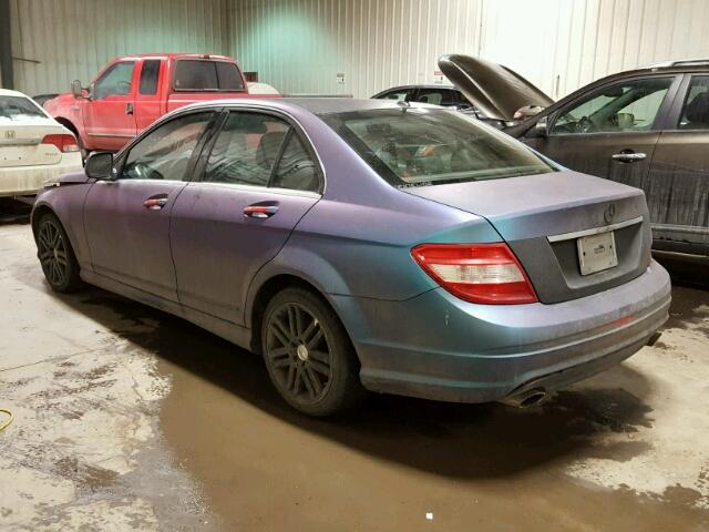 WDDGF54X98R027633 - 2008 MERCEDES-BENZ C 300 蓝色 照片 3