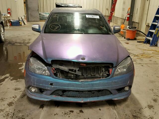 WDDGF54X98R027633 - 2008 MERCEDES-BENZ C 300 蓝色 照片 9